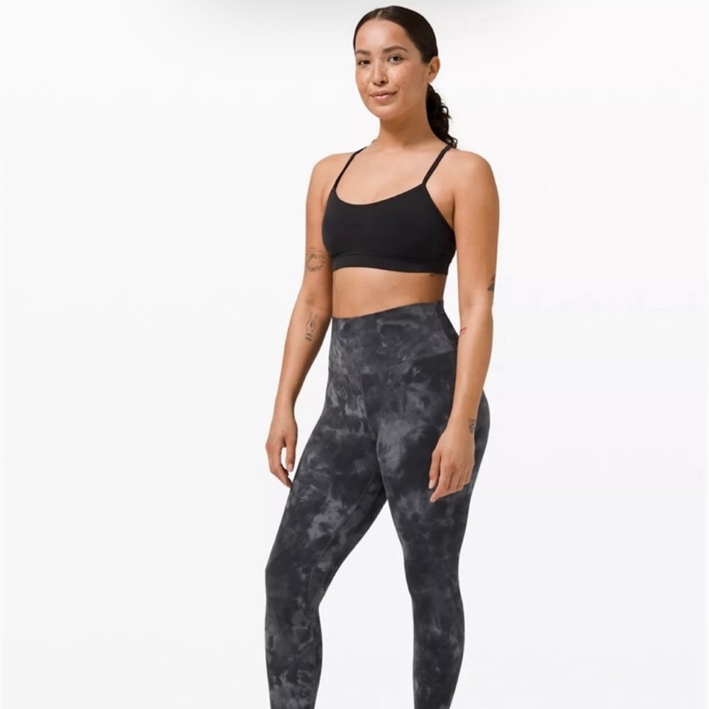 Lululemon Align High Rise Pant 28" in Diamond Dye Pitch Grey Graphite Size 14